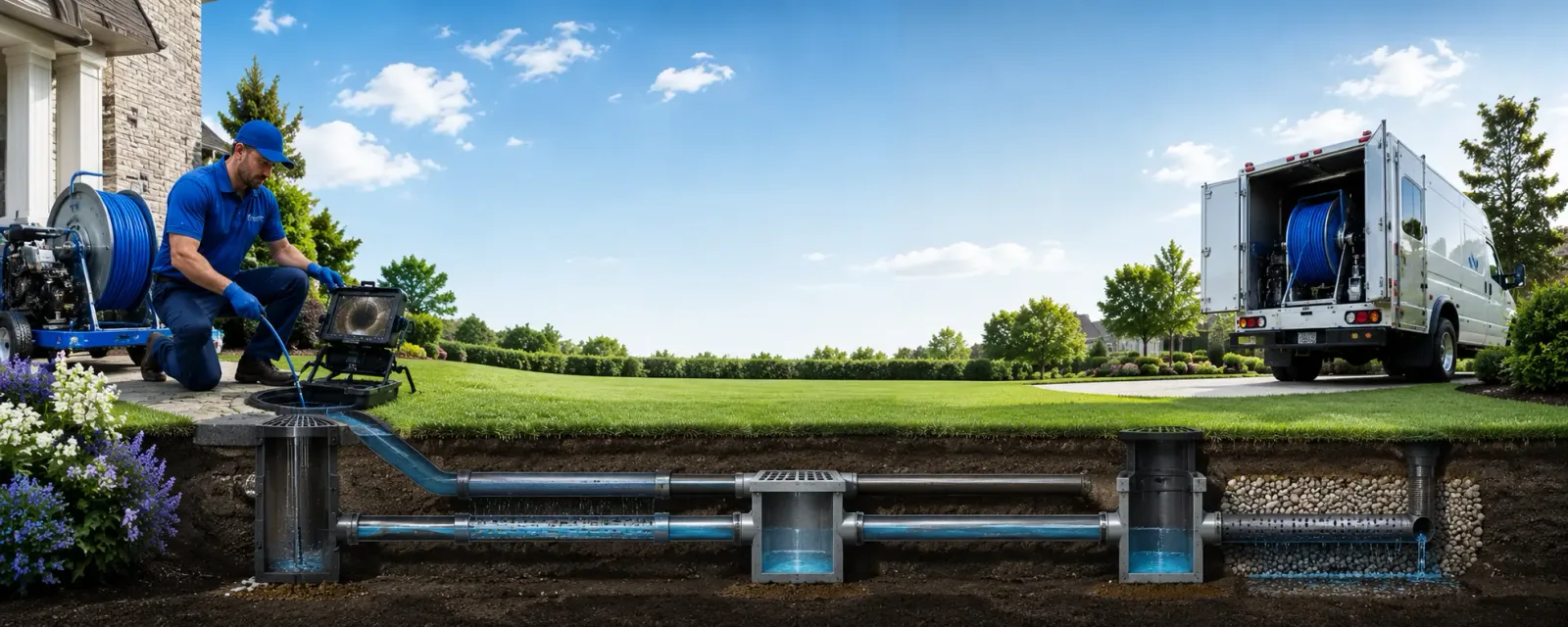 Outdoor drain cleaning information for Harmony, RI